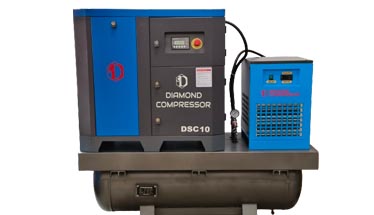 VFD & PM Motor Screw Air Compressors